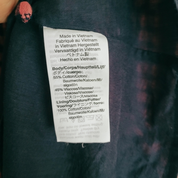 Madewell plaid tiered mini dress - Picture 5 of 5